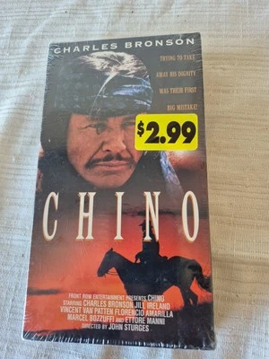 Chino 1973 VHS Tape 1998 Release Charles Bronson Jill Ireland Brand New Sealed - Image 1 of 4