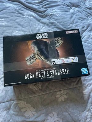 Star Wars 2022 Boba Fett's Slave I escala 1/144 modelo Bandai sellado nuevo Foto 1 de 4