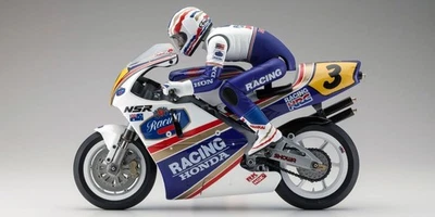 Kyosho 34932B 1:8 EP Motorcycles Hanging on Racer Honda NSR500 1991 Kit - Image 1 of 4