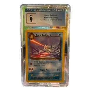 Pokemon Team Rocket 1st Edition #37/82 Dark Golduck CGC 9 MINT - Picture 1 of 4