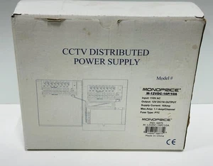 Monoprice Alimentatore Distribuito Cctv 16 Canali 110V Ingresso 12V Uscita Telecamera - Foto 1 di 5