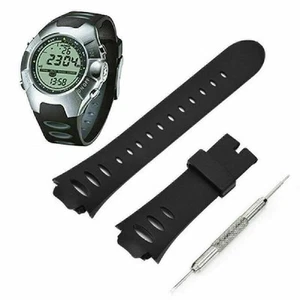 Cinturino orologio ricambio gomma nuovo fibbia per SUUNTO OBSERVER SR - Foto 1 di 10