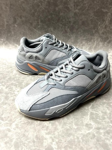 Adidas Yeezy Boost 700 Inertia Grigio Sneakers Uomo US 9.5 Maglia Scamosciata