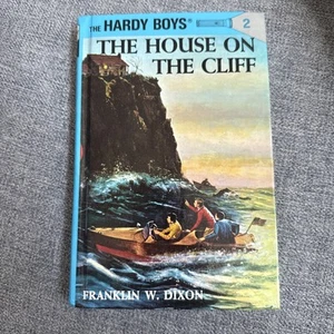 Hardy Boys Picture Cover blue book House on the Cliff (c) 1959 story number 2 - Picture 1 of 3