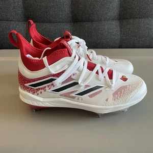 Adidas Adizero Louisville Cardinals Baseball Cleats PE Men Sz 6.5 / Womens Sz 8 - Picture 1 of 8