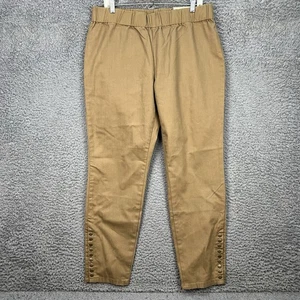 NEW Soft Surroundings Metro Ankle Pants Womens XL Pull On Ankle Snaps Stretch - Picture 1 of 11