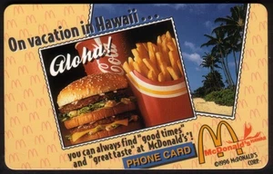 25u McDonald's of Discovery Bay 'On vacation in Hawaii... Aloha' Phone Card - Picture 1 of 2