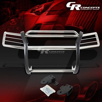 CHROME 不锈钢前挡板格栅/烤架套件 适用于 1997 - 2001 年本田 CRV — 第 1/4 张图片