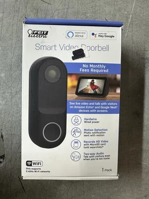 NUEVO Timbre Video Inteligente Eléctrico Feit - Paquete de 1 Foto 1 de 4