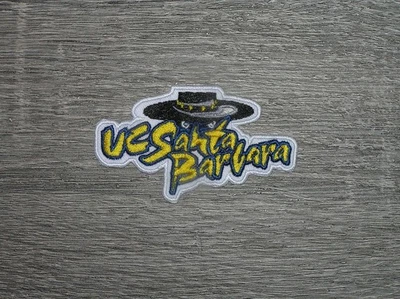 UC Santa Barbara Gauchos UCSB Vintage Embroidered Iron On Patch 3" x 1.75"