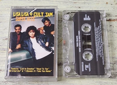 NM Lisa Lisa & Cult Jam – Super Hits (1997) Columbia – CT 65268 Cassette, US - Image 1 of 3