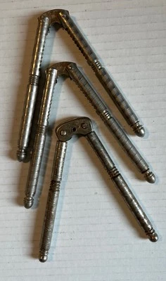 Lot of 3 (2) HMO (1) Unbrand Metal Nut/Shell Cracker 5" Handheld Utensil-Vintage - Image 1 of 4