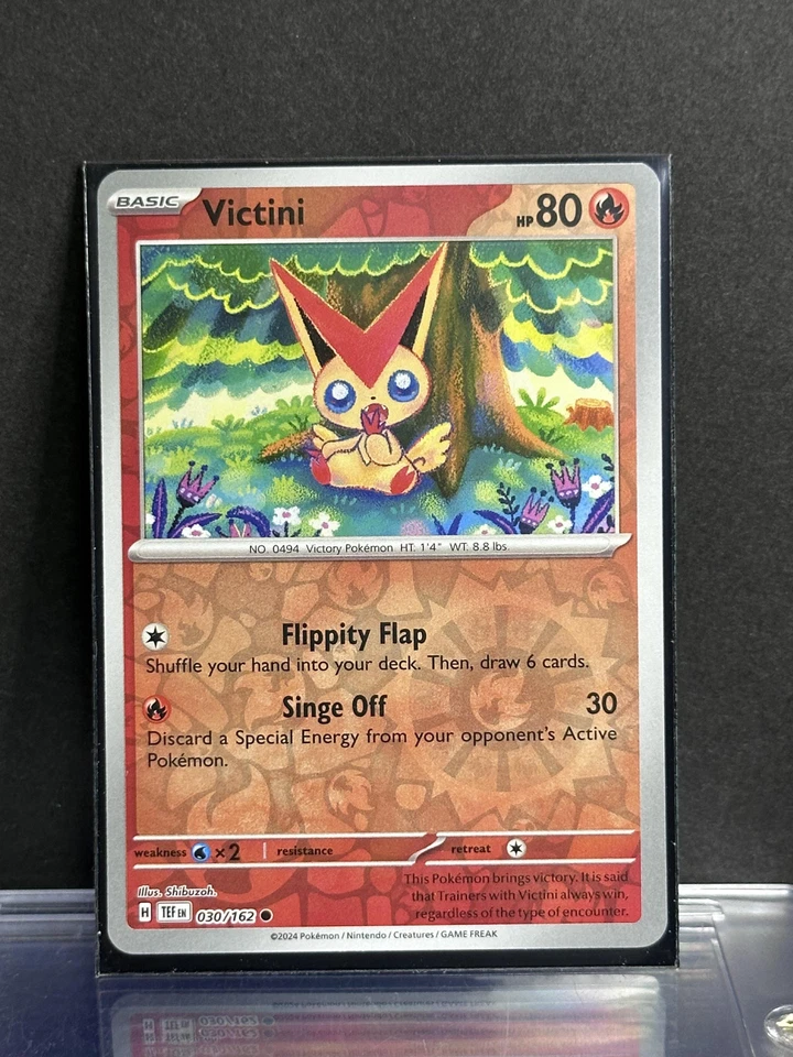 SV05: Temporal Forces #030/162 Victini Reverse holo - Image 1 of 1