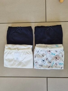 NEW 4 x M&Co Cotton Knickers/Briefs 4 pairs size 18-20 - Picture 1 of 4