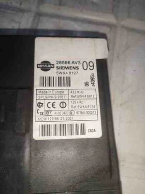 Centralina comfort NISSAN PRIMERA Hatchback P12 5WK48127 28596AV309 18236794 - Immagine 1 di 4