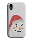 Funny Snowman In Christmas Santa Hat Phone Case Cover Snowmans White Eyes N716