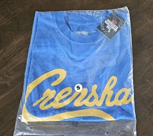 Marathon Clothing Crenshaw Mens Short Sleeve Tee. Royal Blue/Yellow. Small. New. - Picture 1 of 6