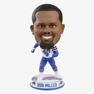 Von Miller Buffalo Bills Away Jersey Bighead Bobblehead NFL Football - Picture 1 of 1