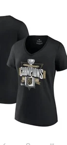 NWT Las Vegas Golden Knights Fanatics Stanley Cup Champions Women's Shirt Large - Picture 1 of 1