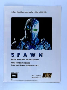 Spawn Halloween Martin Sheen Vintage TBS 2000 A Guy Thing Original Print Ad - Picture 1 of 3