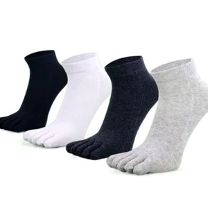 Soft Sport Running Toe Socks Anti-Bacteria Blister Cotton Five Separated Fingers - Picture 1 of 17