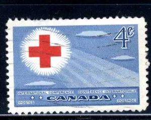 1952 Canada  4c International Red Cross SC#317  - Picture 1 of 1