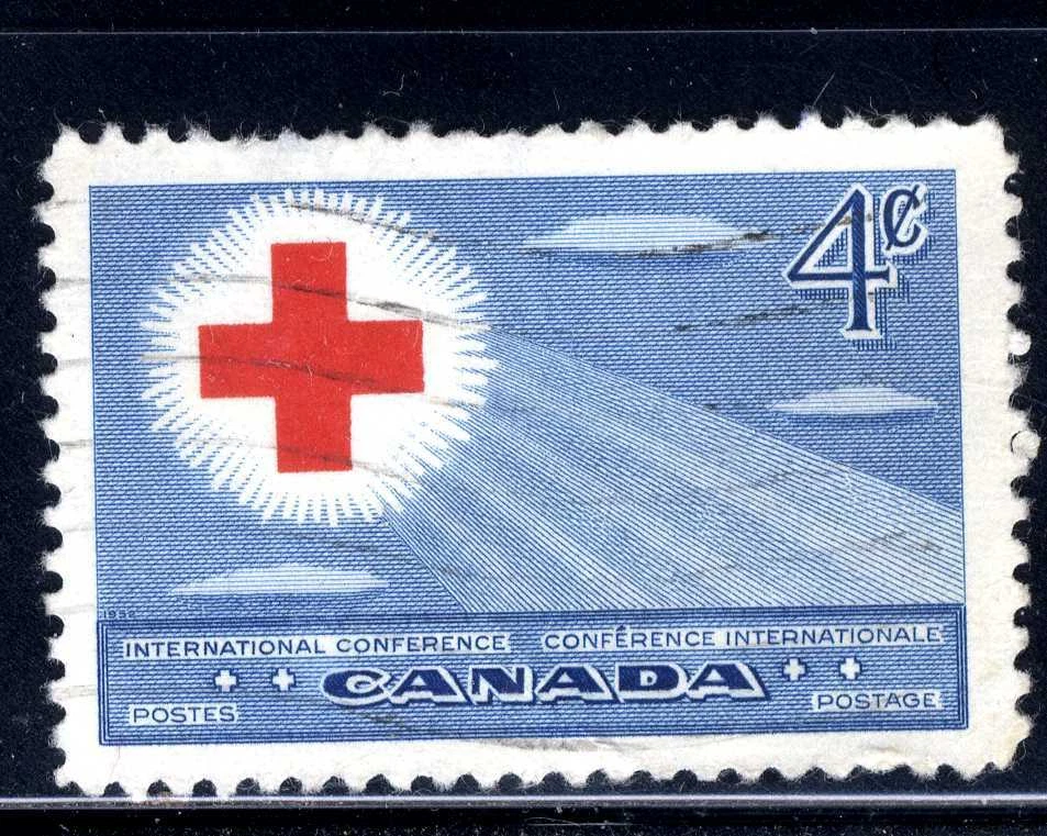 1952 Canada  4c International Red Cross SC#317  - Image 1 of 1