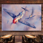 Germany Bf 109K-4 Fighter Jet Wall Art Flag Aviation Posters Room Decor Banner 5