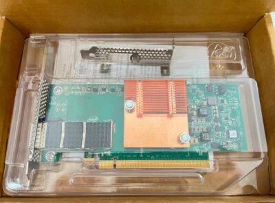 Intel 100HFA016 Omni-Path HFI PCIe3x16 (1)100GbE QSFP28 NIC NETWOEK CARD - Image 1 of 4
