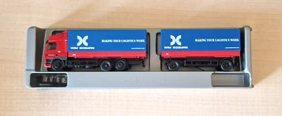 Herpa 150941 DAF 85CF Wim Bosman Group autotreno casse mobili Ovp 1:87 - Immagine 1 di 3