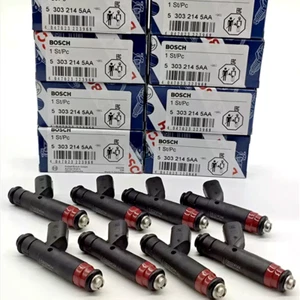 8pcs 53032145AA Fuel Injector Fits 00-03 Dodge 4.7L Upgraded 19LB 12 Hole Nozzle - Picture 1 of 6