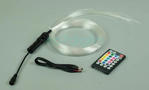 Mini kit de luz de fibra óptica para coche modi limusina camión decoración estrella tragaluz RGB - Imagen 1 de 8