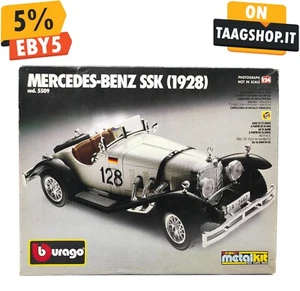 BBURAGO MERCEDES BENZ SSK 1928 METALKIT 1:24 cod 5509 COMPLETO fast ship 24h - Foto 1 di 7