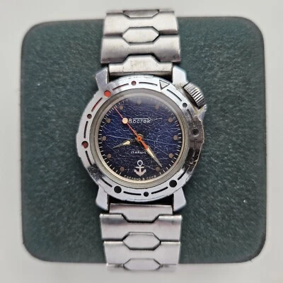 Vostok Vintage Handaufzug Uhr Made in USSR 2409 17 Jewels | Jugenduhr - Bild 1 von 4