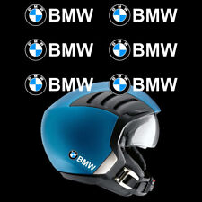 6 Pegatinas casco BMW logo moto helmet stickers en vinilo R1200 GS blanco brillo
