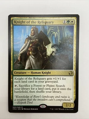 MTG Knight of the Reliquary Iconic Masters 203/249 Regular Rare-LP - Image 1 of 2