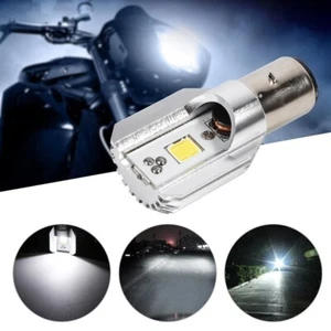 BA20D LED Motorcycle Headlight Bulbs 10W Super Bright Automotive Lighting 1Pc - Picture 1 of 10