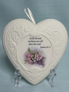 Hearts And Flowers Inc The Heritage Collection 1995 Server The Lord Joshua 24:15 - Picture 1 of 8