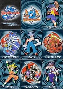 BEYBLADE 2003 CARDS INC. PARTIAL BASE CARD SET 69/72 AN - Picture 1 of 7