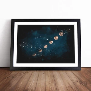 Story of the Moon Framed Canvas Wall Art Print Poster Picture, Home Decor - Picture 1 of 9