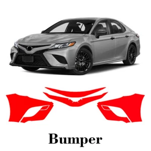 bumper PreCut PPF Paint Protection Film For Toyota Camry SE & XSE 2018-2020 - Picture 1 of 7