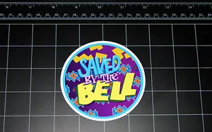 Saved By The Bell TV Logo Vinyl Aufkleber / Sticker 90er Bayside Tiger Zack Kreischen - Bild 1 von 1
