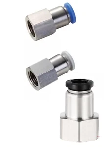 NPT Buchse Gewinde metrisch Push Fit Pneumatisches Wasser etc Full Range - Bild 1 von 1