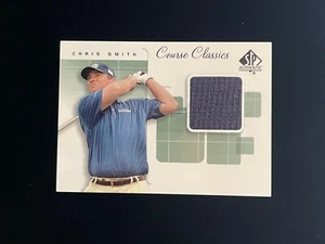 Camisas de golf Upper Deck SP 2002 auténticas clásicas de campo #CC-CS tarjeta de Chris Smith - Imagen 1 de 2