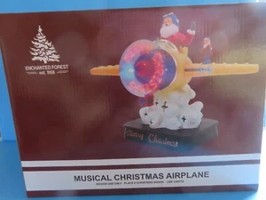 Bosque Encantado “Avión Musical de Navidad” Nuevo en Caja - Imagen 1 de 3