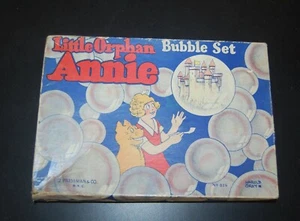 VINTAGE 1930'S LITTLE ORPHAN ANNIE BUBBLE SET J PRESSMAN - Picture 1 of 2