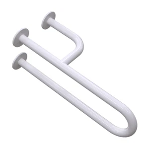 Stützgriffe für barrierefreies Badmit Abdeckrosete rechts montierbar 60 cm - Bild 1 von 7