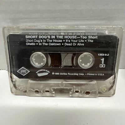 Too $hort Short Dog's In The House Old School Cassette 1990 Tape Only 1353-4-J - Image 1 of 4