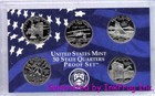 2001 S Clad State Deep Cameo Gem Proof Quarter Set No Box/Coa