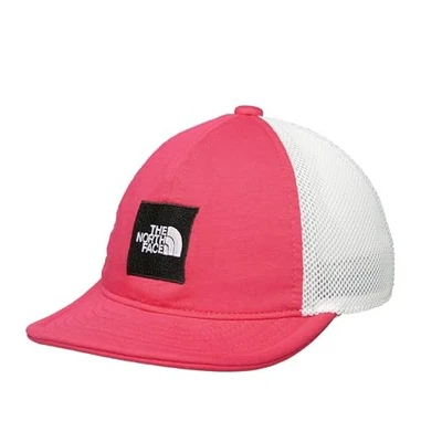 [The North Face] Gorra de malla con logotipo cuadrado para bebé rosa BF Japón Foto 1 de 3